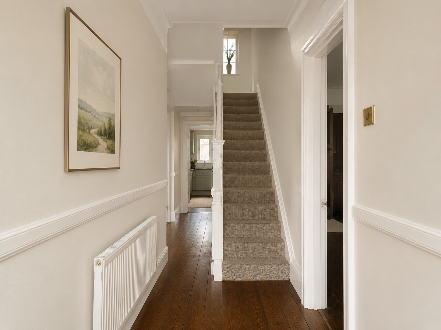Hallway after
